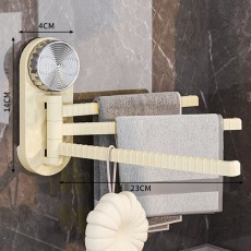 022 흡착식 접이식 행거 욕실 주방 편리한 걸이대